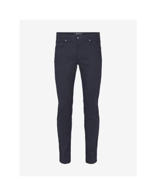 Sand Blue Burton Suede Touch Trousers Size: 36/34, Col: 590 Navy for men