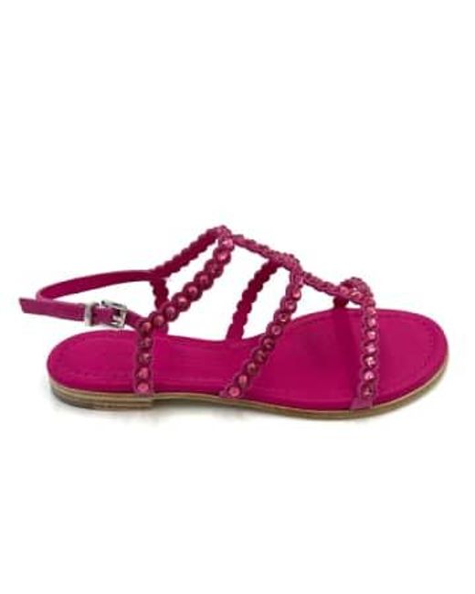 Kennel & Schmenger Purple 'mahi' Sandals 4