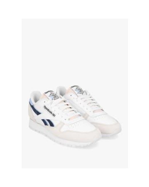 Reebok White S Classic Leather Trainers for men
