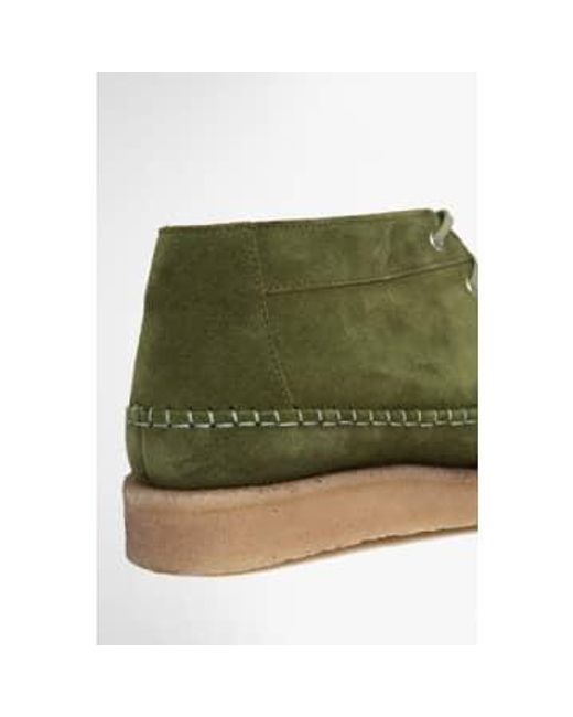 Padmore & Barnes Willow boot wildleder grün in Green für Herren