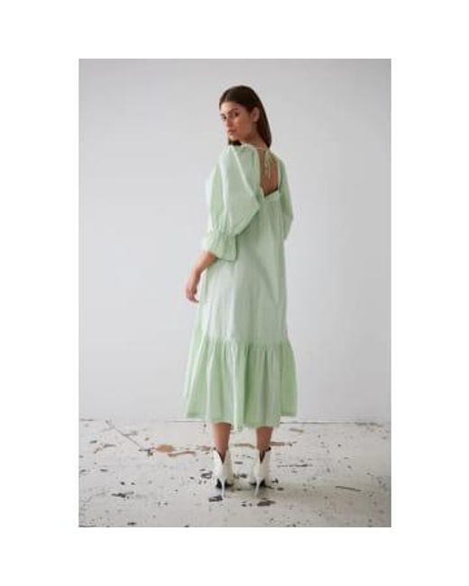 Stella Nova Green Striped Mint Tea Dress 34