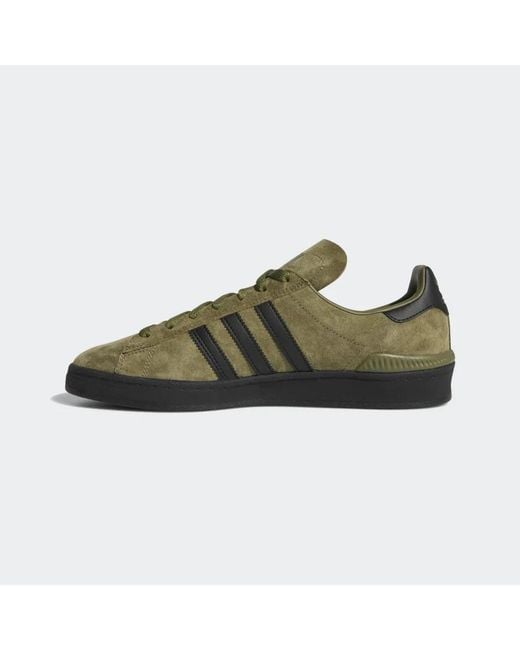 adidas Olive Black Campus Adv Mj Shoes in Green for Men | Lyst