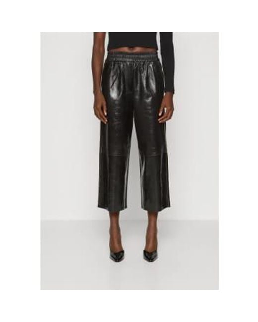 Jonah Polished Leather Trousers di Day Birger et Mikkelsen in Black