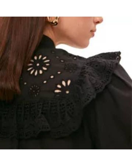 Suncoo Black Lupe-bluse in schwarz