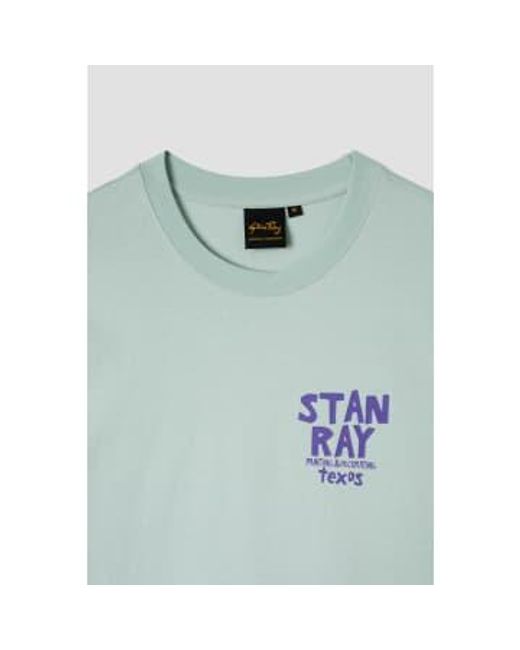 Little Man T Shirt Opal di Stan Ray in Blue da Uomo