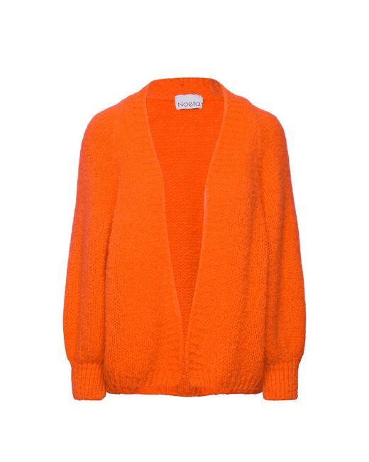 Noella Orange A Knit Cardigan
