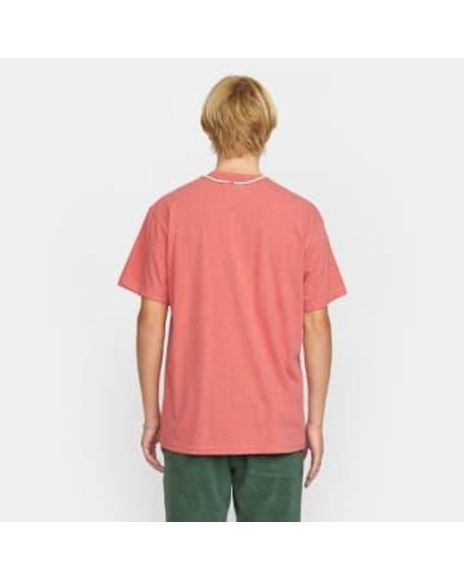 Revolution Red Melange 1366 Pho Loose T Shirt S for men