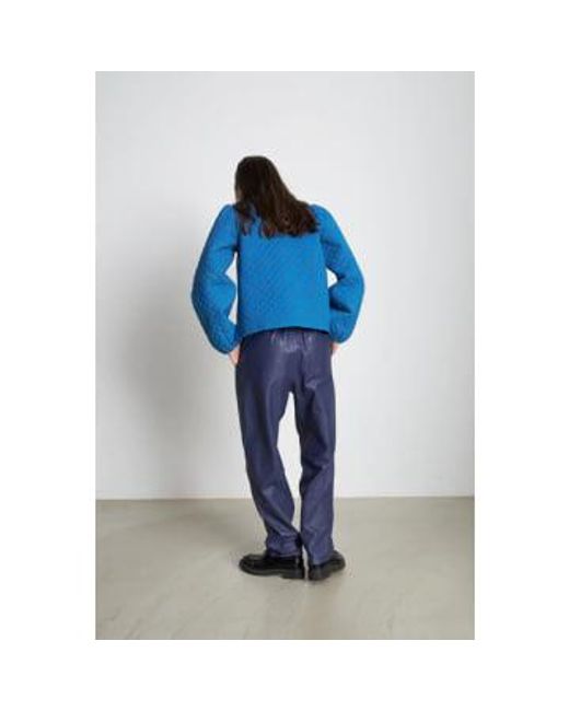Stella Nova Fernande Quilted Cotton Jacket Blue 38