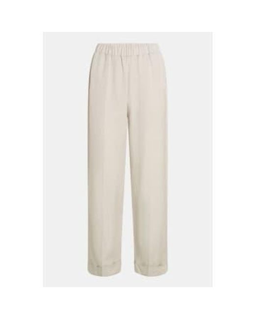 Penn&Ink N.Y White "rainy Days" Tailored Trousers 34