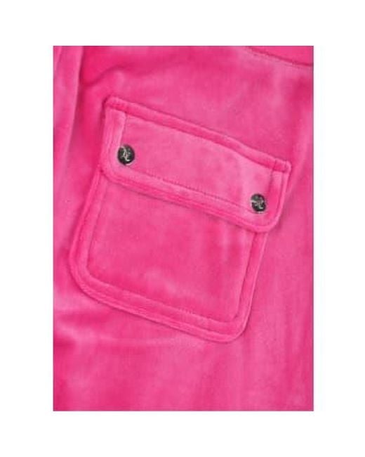 Womens Del Ray Track Pant In Raspberry di Juicy Couture in Pink