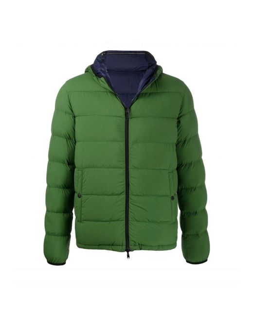 Herno Green Bomber Jacket for Men | Lyst