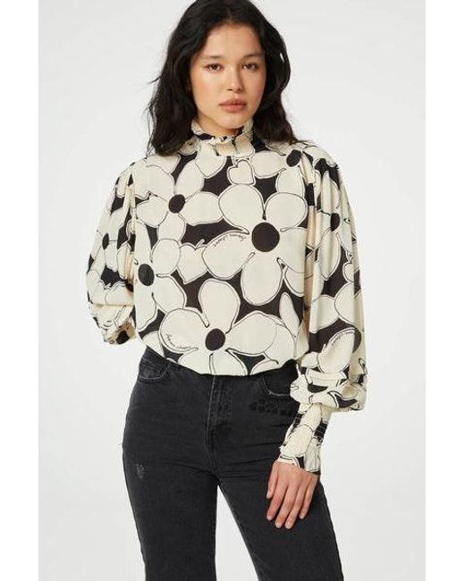 FABIENNE CHAPOT Multicolor Crème Flower Printed Xena Blouse