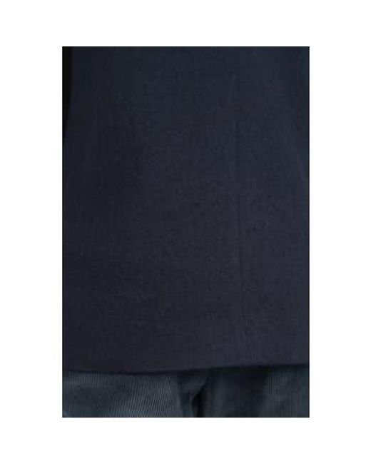 Hannes Roether Blue Boiled Blazer Navy Extra Large for men