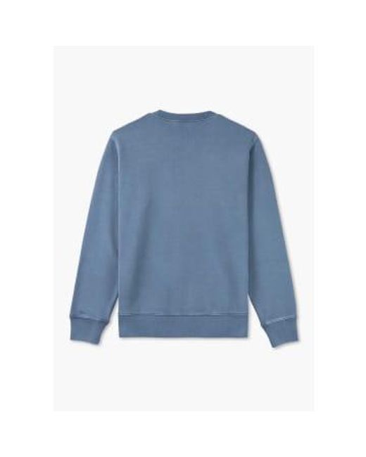 Paul Smith Blue S Acid Wash Bunny Print Sweatshirt for men