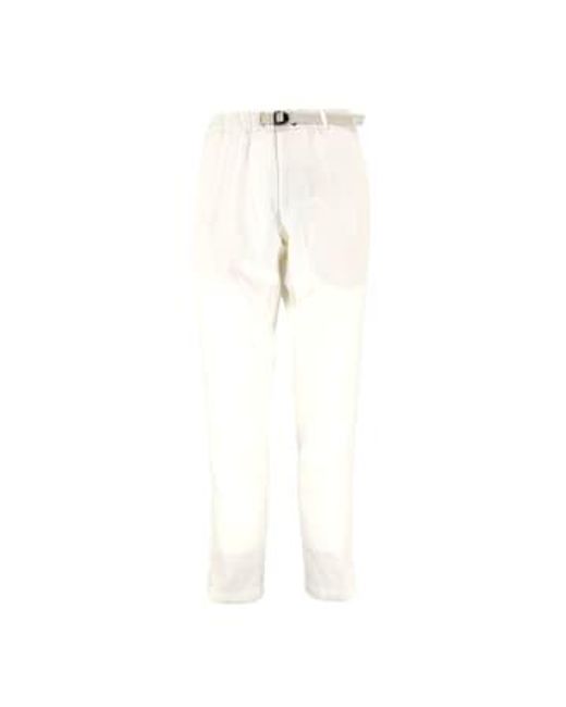 Greg lino men's pantalon ivory White Sand pour homme en coloris White