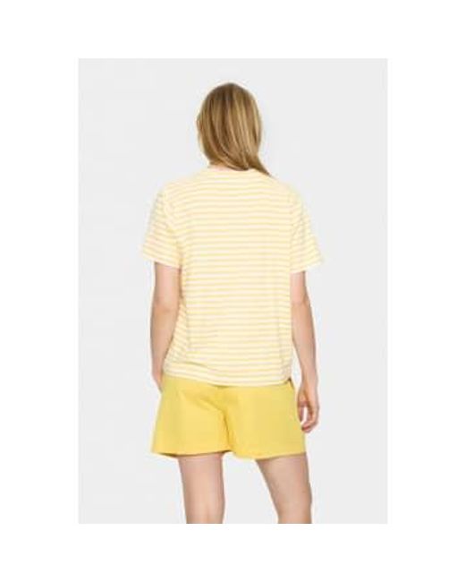 Saint Tropez Yellow Stripe Emilia T-shirt
