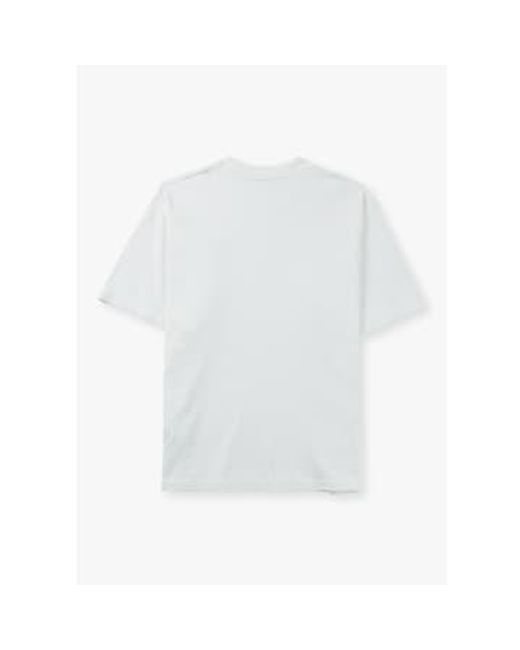 Replay White S 9zero1 Small Logo T-shirt for men