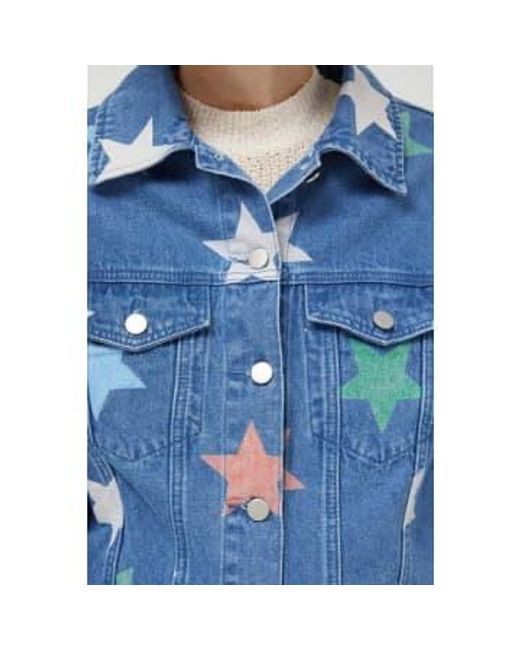 Compañía Fantástica Blue Starry Dreams Denim Jacket Xs