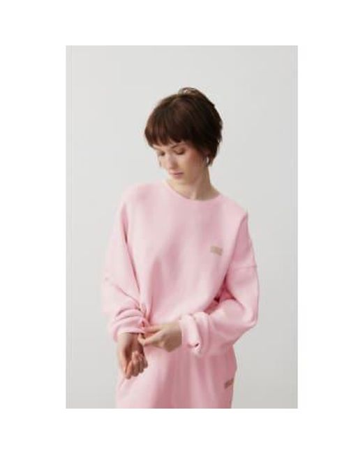 Dragee Vintage Izubird Sweatshirt di American Vintage in Pink