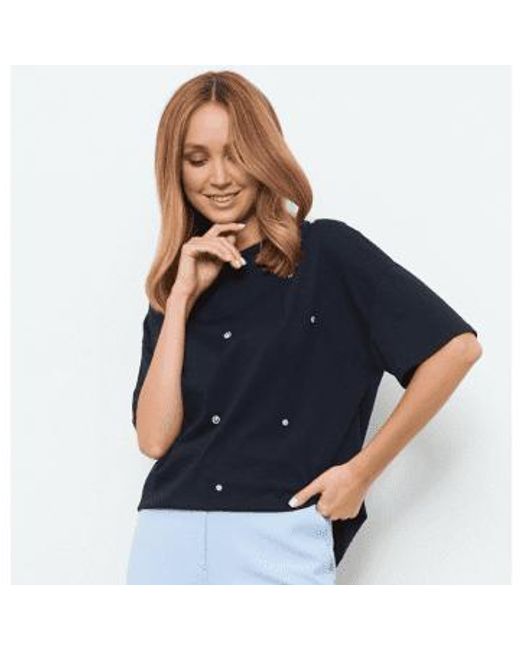 Gerry Weber Blue Tshirt With Detail