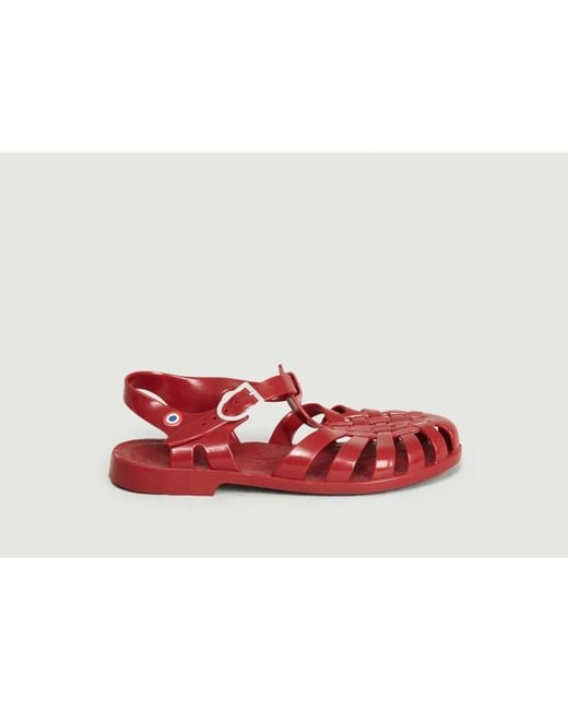 Méduse Dark Red Sunmif Pvc Sandals | Lyst