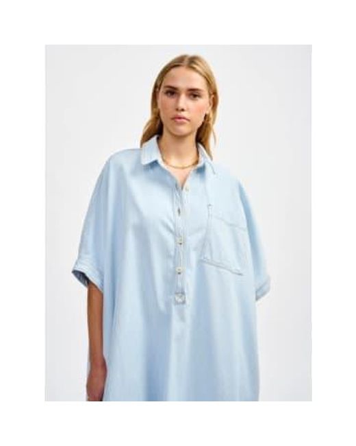 Bellerose Blue Klenn Shirtdress 1