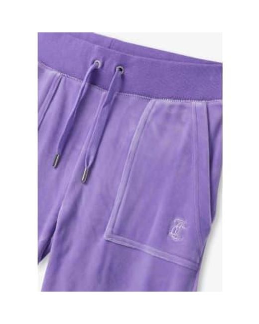 Juicy Couture Purple S Del Ray Classic Pocket Lounge Pants