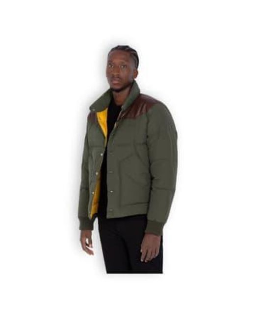 Blackburn down jacket Schott Nyc pour homme en coloris Green