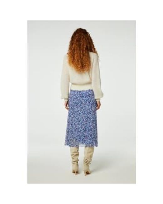 FABIENNE CHAPOT Blue Jessy Midi Skirt Violetta / Xs