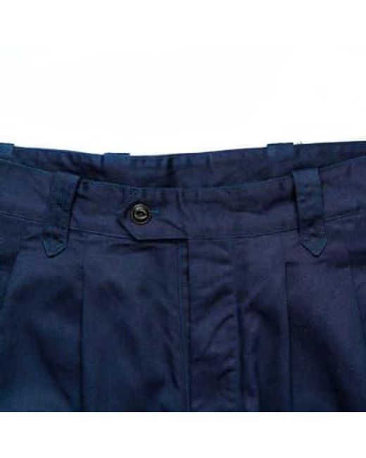 Yarmouth Oilskins Blue Decorators Trousers for men