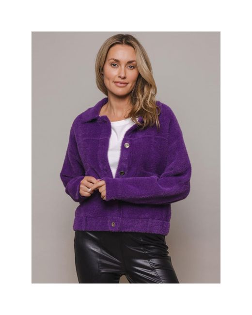 Rino & Pelle Bubbly Boxy Jacket Purple
