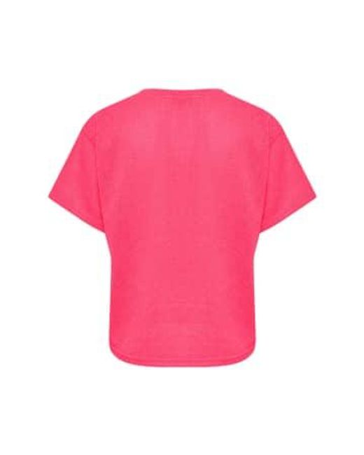 B.Young Pink Bysif T-shirt Raspberry Sorbet Uk 8