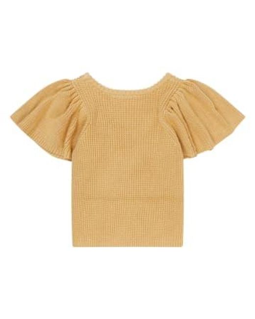 Munthe Yellow Vivid Knit Cotton