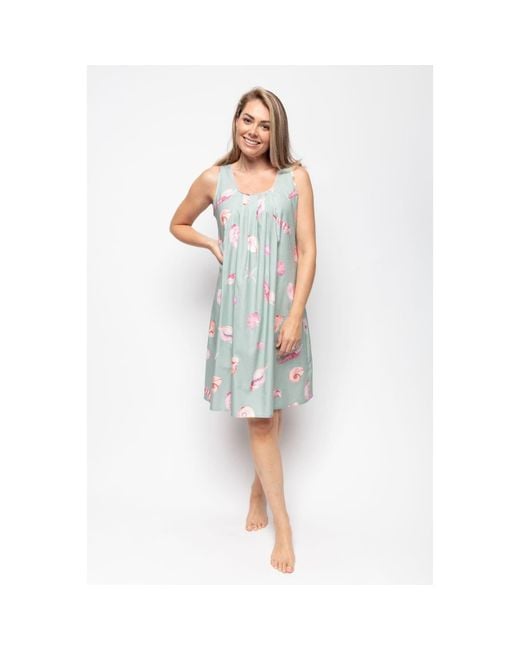 Cyberjammies Coral mint Green Shell Chemise in Blue Lyst