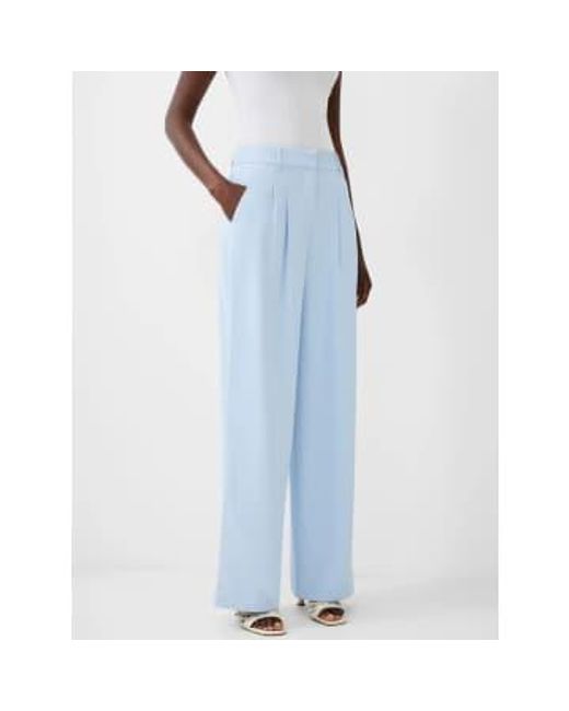 French Connection Blue Harrie Suiting Trouser-cashmere -74wbb