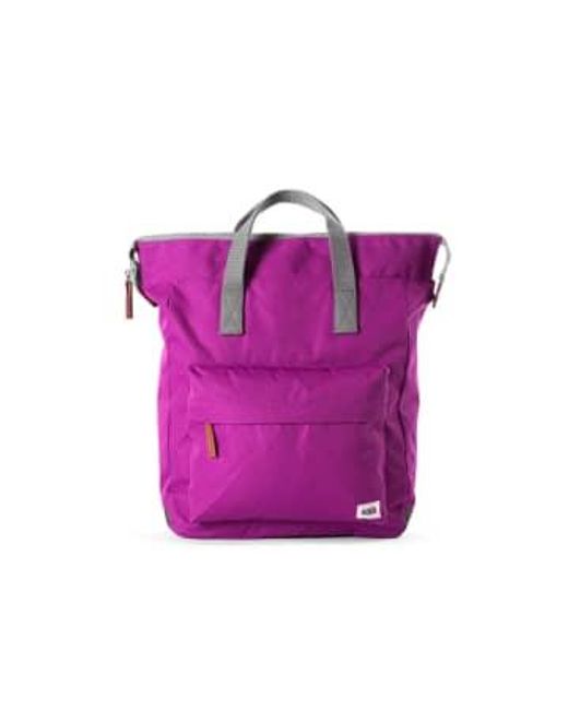 Roka Purple Bantry B Bag Medium Sustainable Edition Canvas Violet