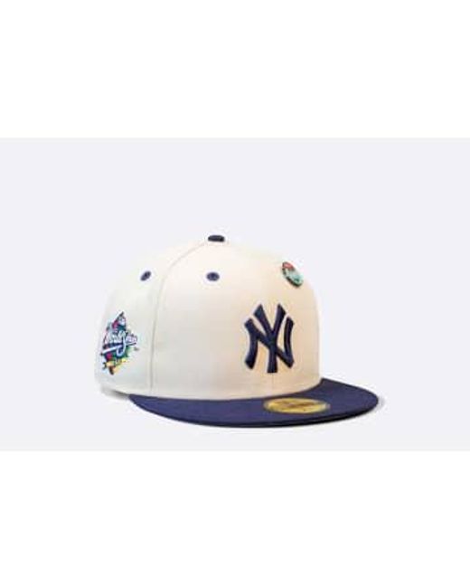 59Fifty New York Yankees Mlb World Series Pin di KTZ in Blue da Uomo