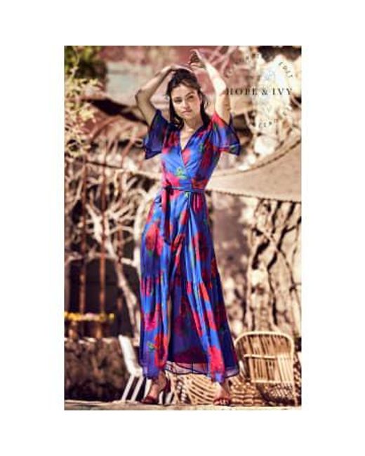 Robe enveloppante Nour Maxi Hope & Ivy en coloris Multicolor
