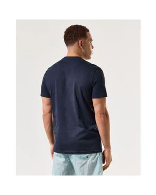 Forever Graphic T Shirt In Navy di Weekend Offender in Blue da Uomo