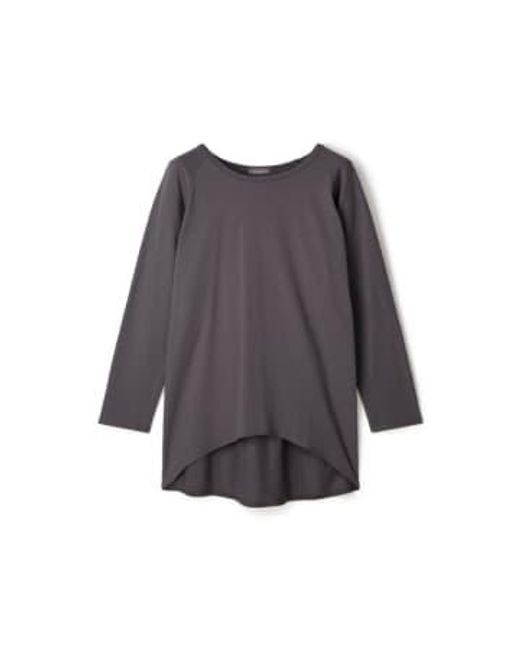 Chalk Gray Robyn Top Smoky Charcoal Dove