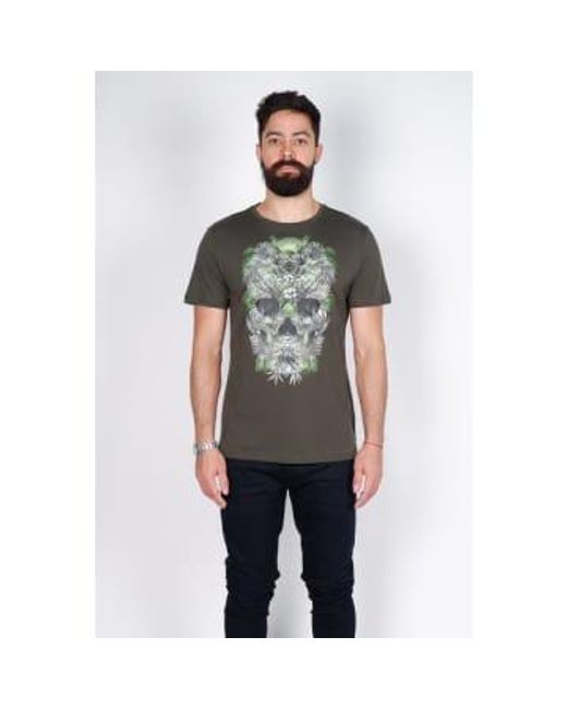 T-shirt slim fit imprimé à l' skull Antony Morato pour homme en coloris Gray