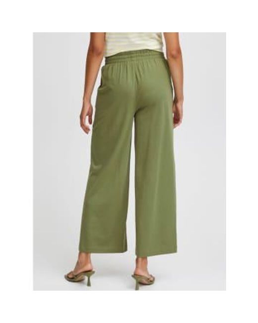 B.Young Green Bypandinna Trousers Olivine