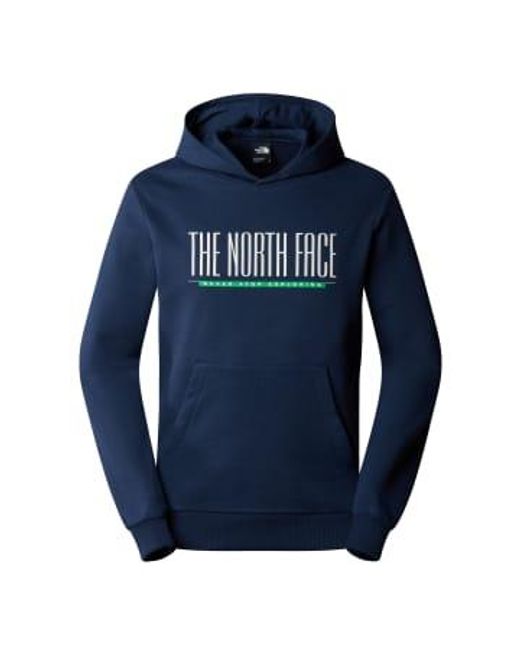 The North Face Blue Hoodie Is 1966 Marine L for men