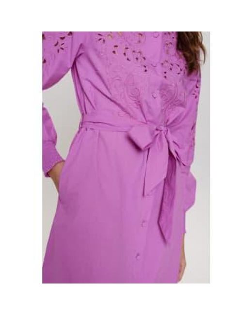 Numph Purple Kleid in körperlichem kleid