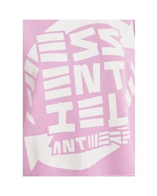 Sweat-shirt lilas faena Essentiel Antwerp en coloris Pink