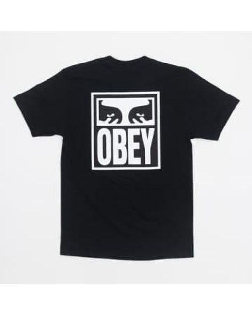 Obey Black Eyes Icon 2 Classic T-shirt for men