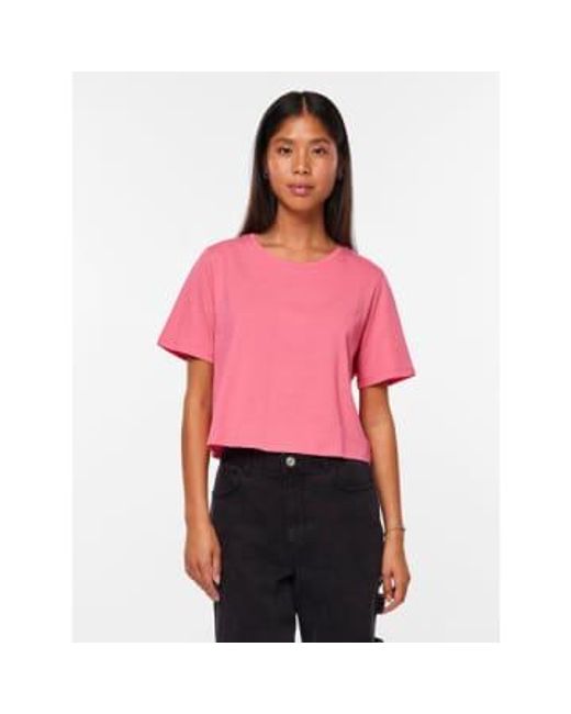 Pieces Pink Pcsara Hot T-shirt Xs