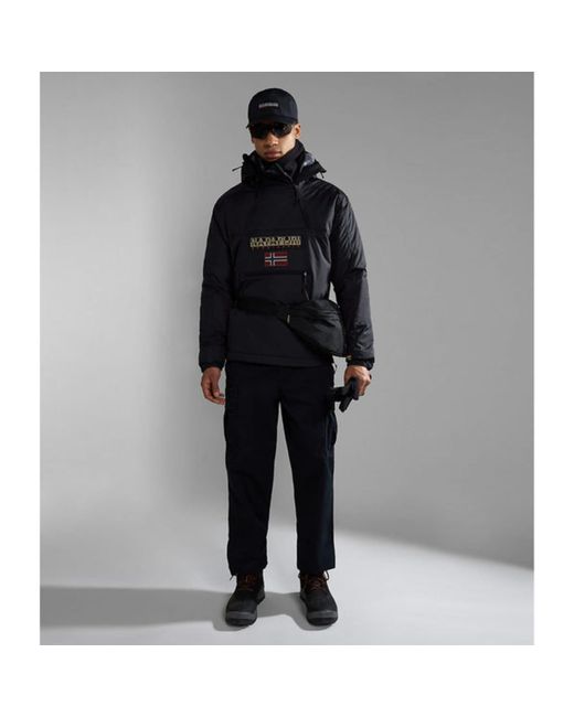 Napapijri Black Northfarer Winter Anorak Jacket for Men Lyst