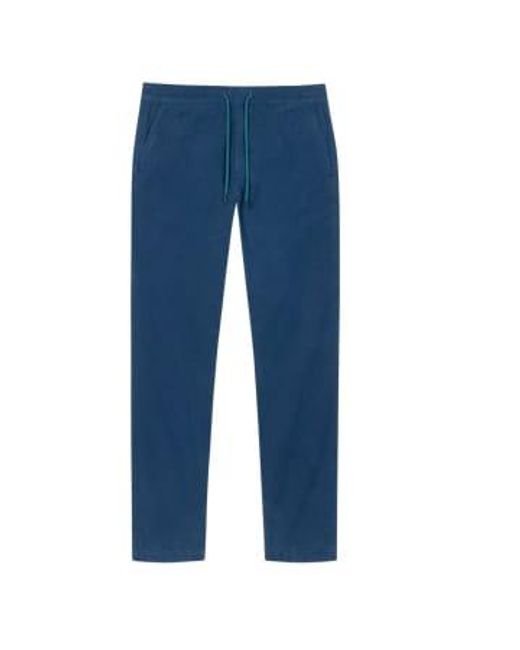PS by Paul Smith Blue Dark Navy Drawcord Trousers Xl for men