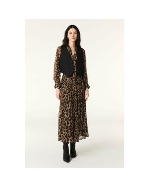 Ba&sh Brown Fley Leopard Skirt